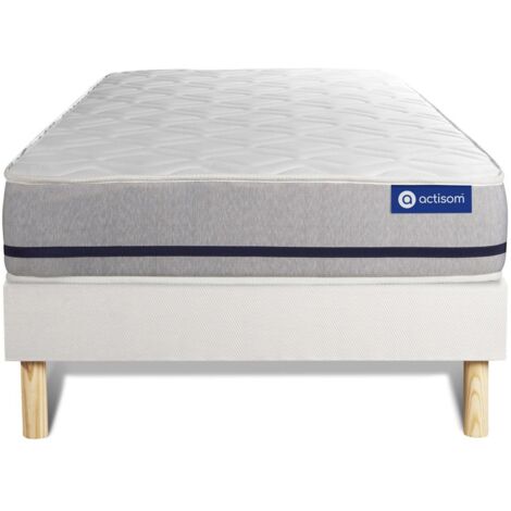 Kit rete e materasso matrimoniale Actimemo soft 90x190cm - Spessore : 20cm- memory foam - Moderatamente rigido