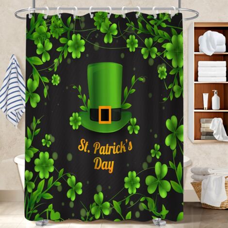 Kit rideau de douche en polyester 180x180 avec motif cache baignoire pour adapté aux animaux domestiques