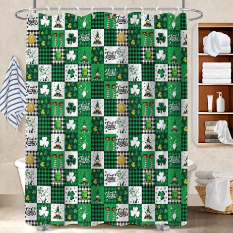 Kit rideau de douche en polyester 180x180 montage sans perçage bâche de douche pour mur irrégulier