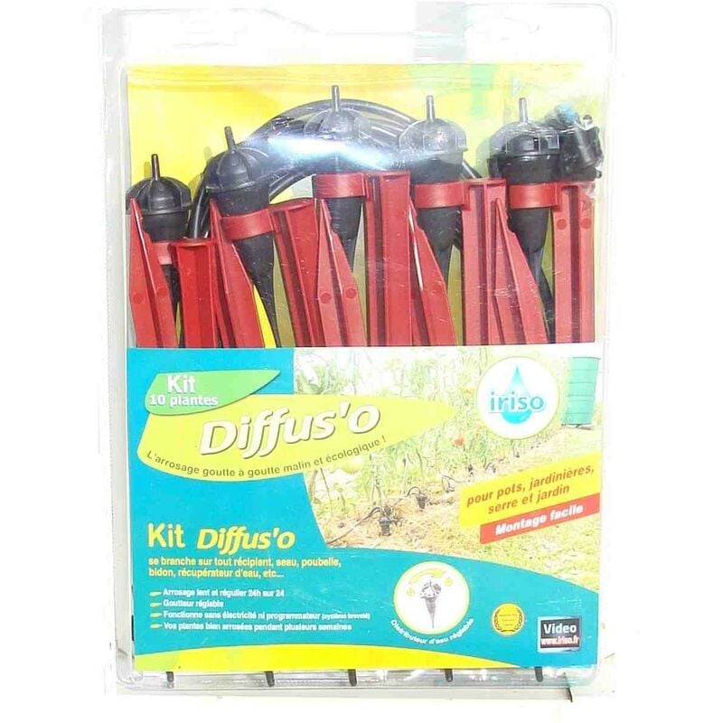 

Kit riego IRISO gota-gota 10 goteros