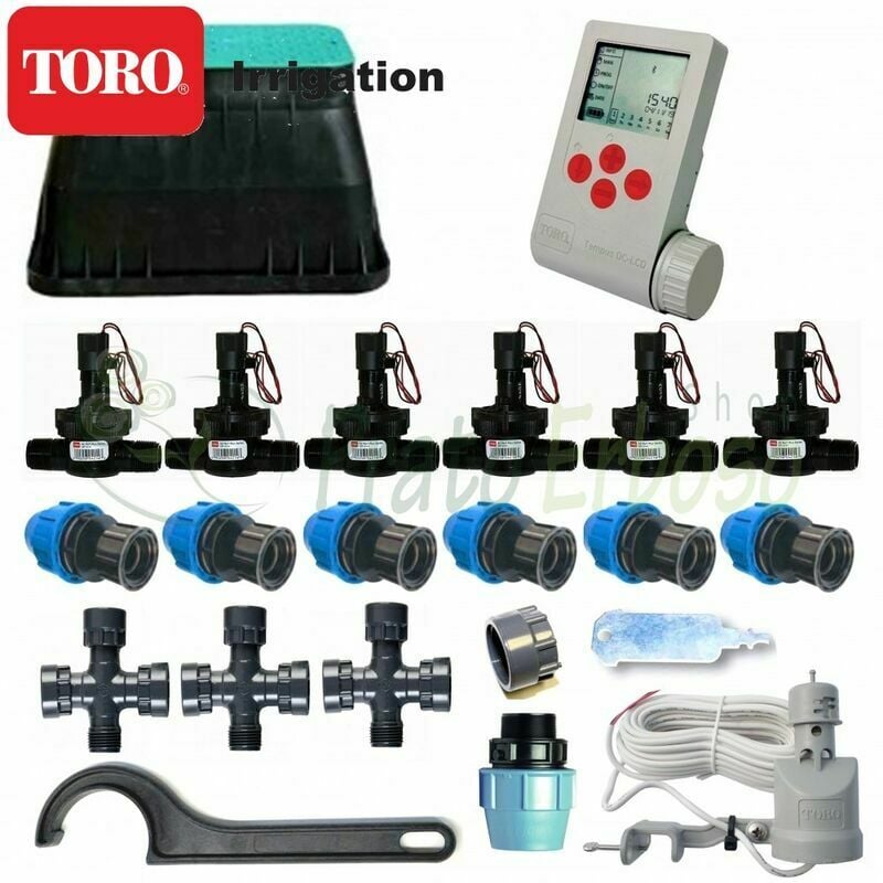 

Kit riego Toro 6 zonas 9V