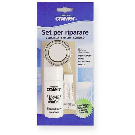 kit riparazione ceramica e acrilico-colore bianco 774100OO - -  GIUSEPPE TIRINNANZI - -