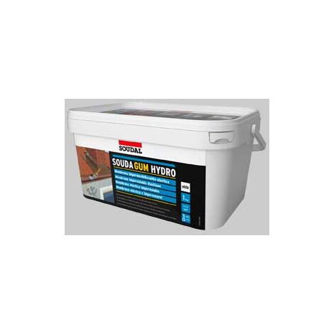 Kit riparazione impermeabilizzante soudagum hydro kit soudal 1 kg - col. bianco