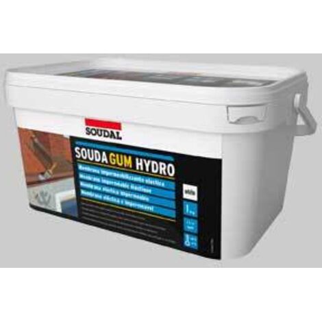 KIT RIPARAZIONE IMPERMEABILIZZANTE 'SOUDAGUM HYDRO KIT' SOUDAL 1 Kg - Col. Bianco - SOUDAL
