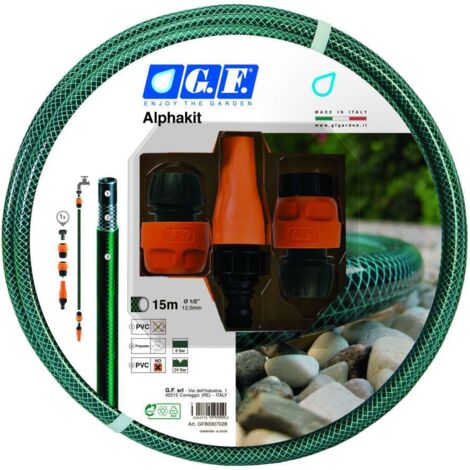 Kit Riparazione Tubo Giardino Alpha Lancia Presa Raccordi 1/2 Gf - G.F.
