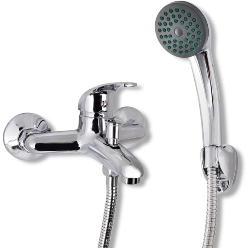 Kit Robinet de Douche Chrome Salle de Bain Toilette Mitigeur Douchette