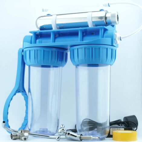 Kit robinet potabilisation et filtration UV complet 6W 300 Litres /heure