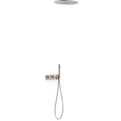 Kit robinet thermostatique encastré à 2 voies B-system pour douche Acier - TRES 30735206AC