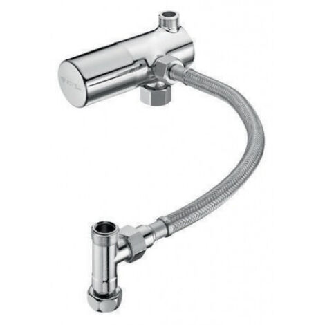 Kit robinet thermostatique équerre avec kit de raccordement flexible