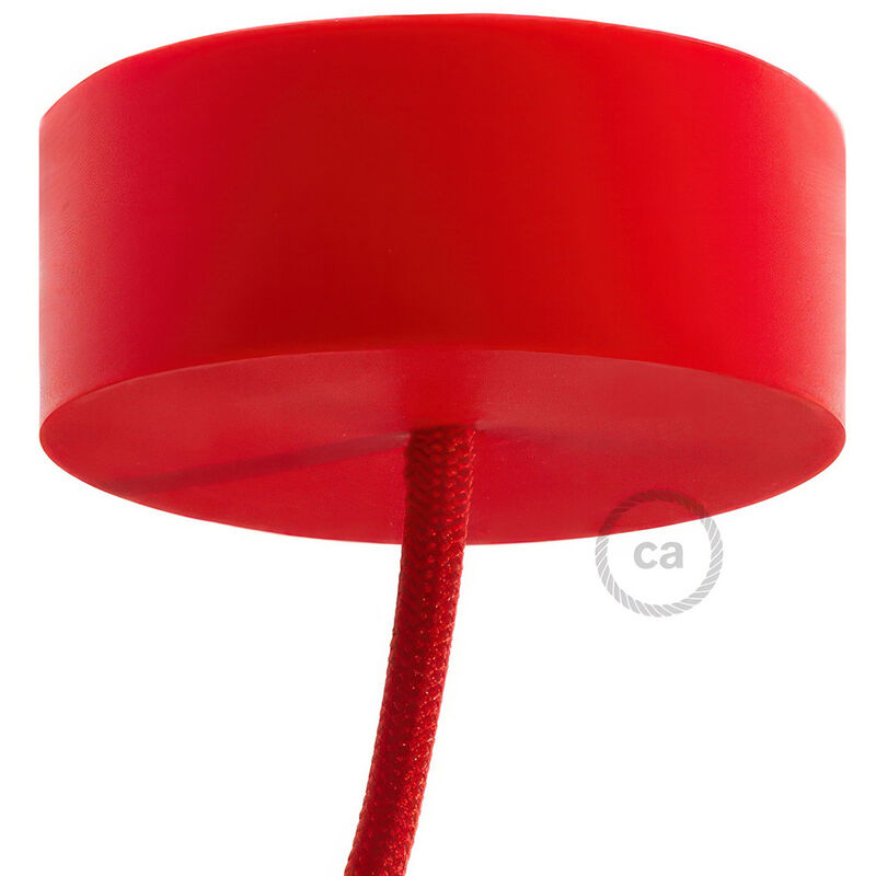 

Creative Cables - Kit rosetón de silicona | Rojo - Rojo