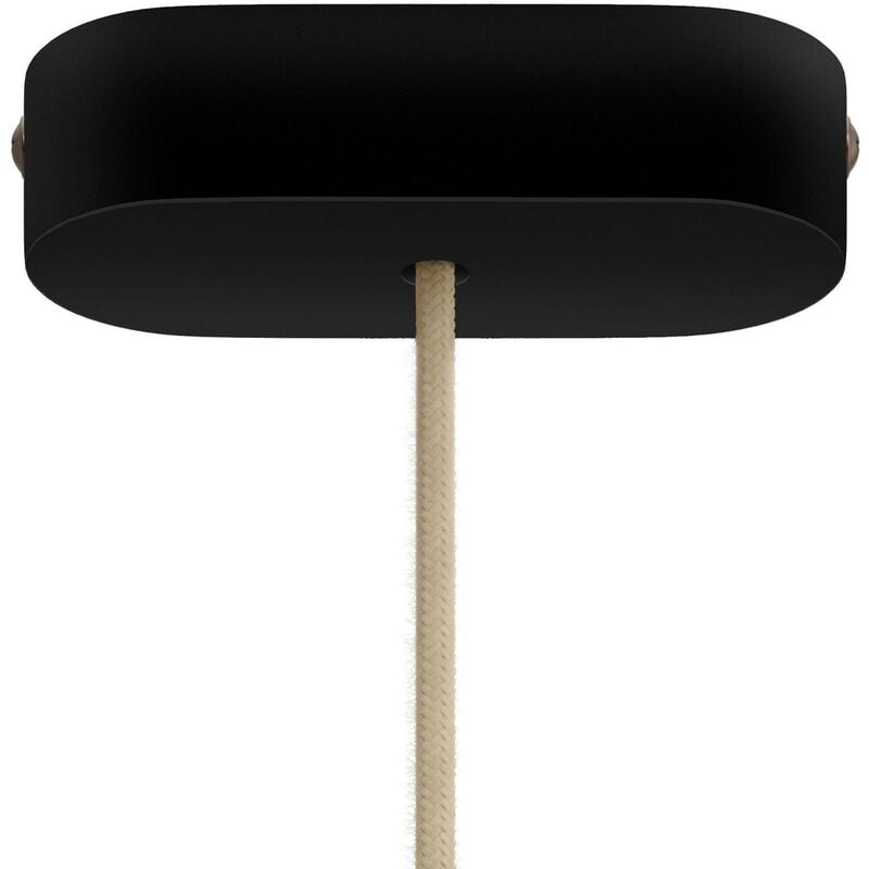 

Kit rosetón oval de madera | Negro - Negro