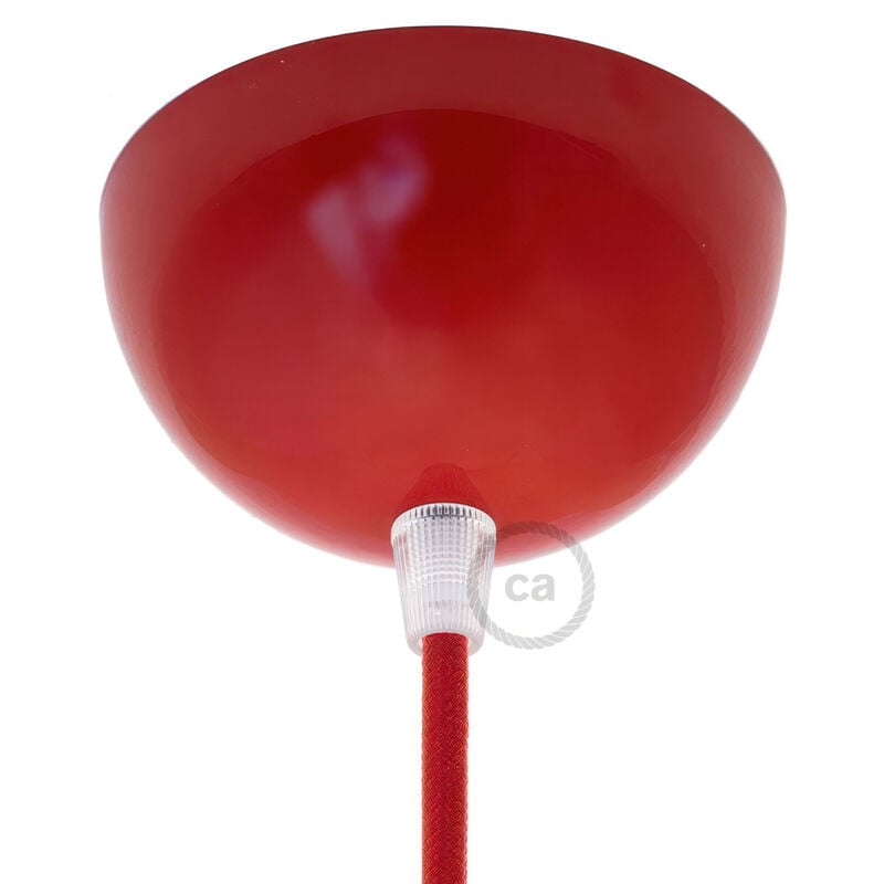 

Kit rosetón semiesférico de metal pintado | Rojo - Rojo