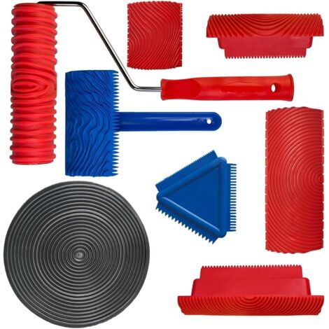 Kit rouleaux peinture effet bois