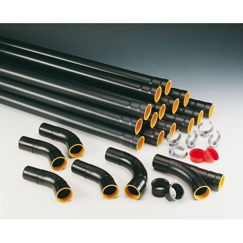 Aldes - Kit Reseau Clipsable (sans Colle) Diametre 44mm Pour 3 Prises