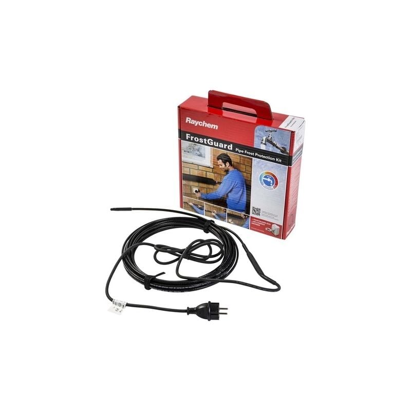 Mise hors gel des canalisations - kit ruban chauffant mise hors gel canalisations préconnecté - 6M - Raychem