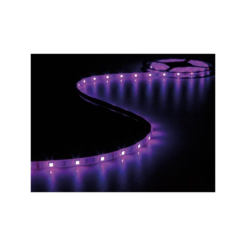 Perel - Jeu de bandelettes flexibles, contrôleur et adaptateur secteur - rgb - 150 leds - 5 m - 12 vdc