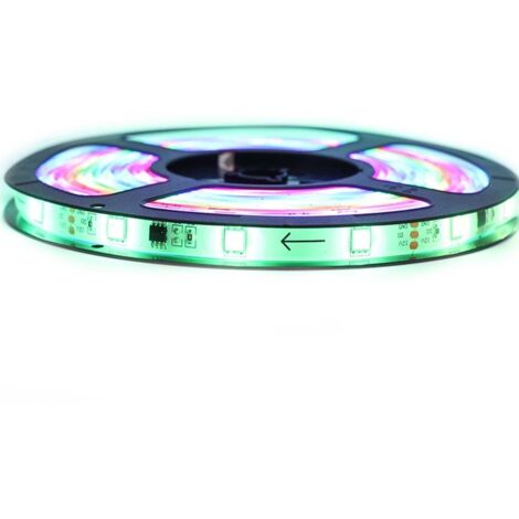 Kit Ruban Professionnel 5050/SMD2811 - 30 leds/m - 5 mètres RGB Transformateur: Alimentation Non-Inclus