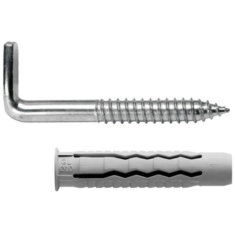 Kit Sanitario Alcayata con Taco Ø 12 x 60 mm