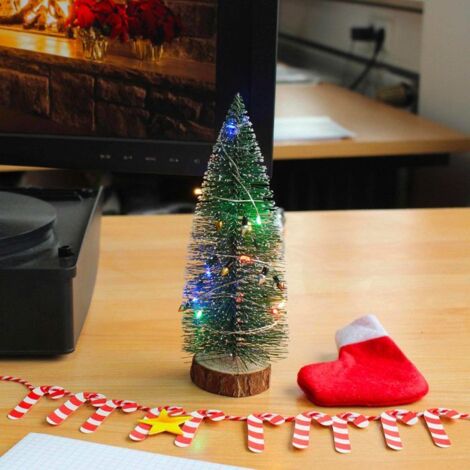 Kit sapin de Noël de bureau - WINKEE - Vert - Plastique - Décoration intérieure - Mixte