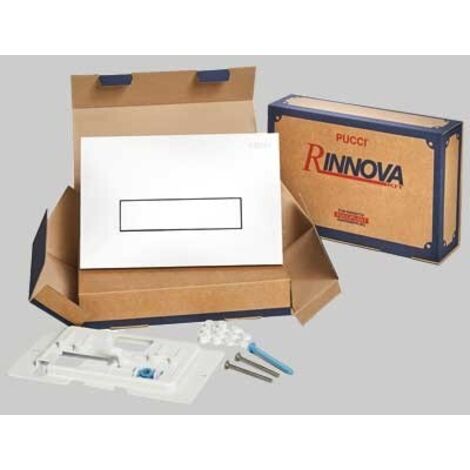 KIT SARA MONO TASTO TELAIO + PLACCA CM.28 - Sp.4,7 Cromata