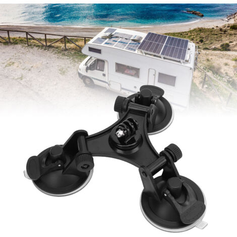 Kit Satellite Suction Triangle ABS RV Roof Mount Suction Cup Car Mounting Kit Adapter Mini Satellite Tripod Internet Satellite