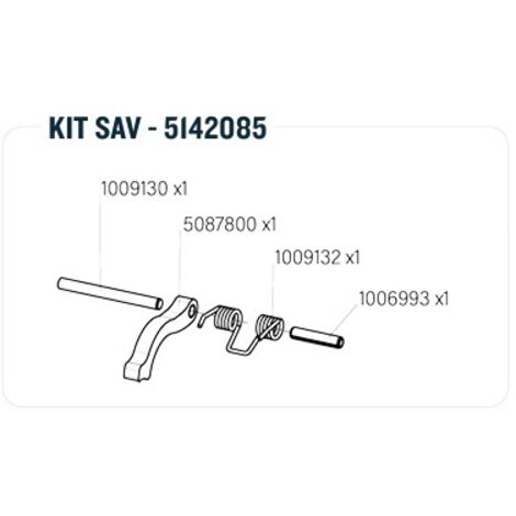 KIT SAV ENSEMBLE LOQUET M3S ACB 5142085