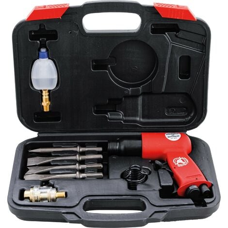 BGS TECHNIC Kit scalpello pneumatico 8 pz.
