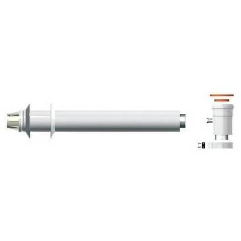 KIT SCARICO COASSIALE 60/100 PARTENZA VT L. 750 mm 750