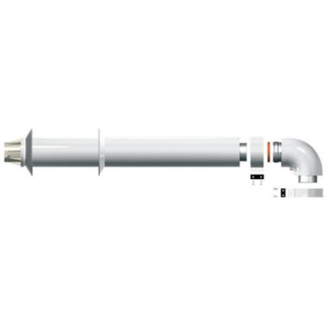 KIT SCARICO COASSIALE L. 1000 PER CALDAIE CHAFFOTEAUX mm 1000 CHAFFOTEAUX