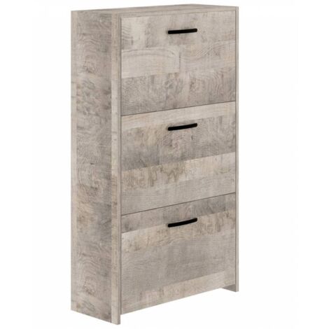 Kit Scarpiera 3A D/Prof 105X58X25 Cm Rovere Plat.K355