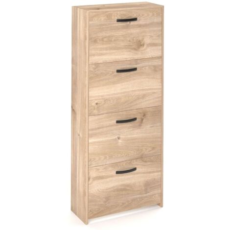 Kit Scarpiera 4A D/Prof 139X58X25 Cm Rovere M. K358