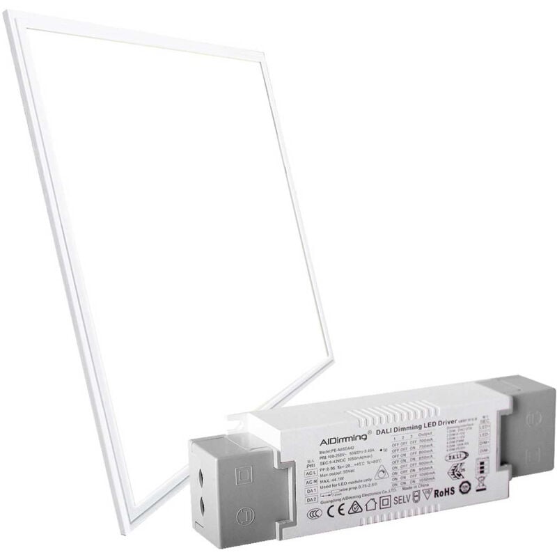 Pannello led da incasso 60X60cm - Dimmerabile push - 44W - UGR19 - Bianco Neutro