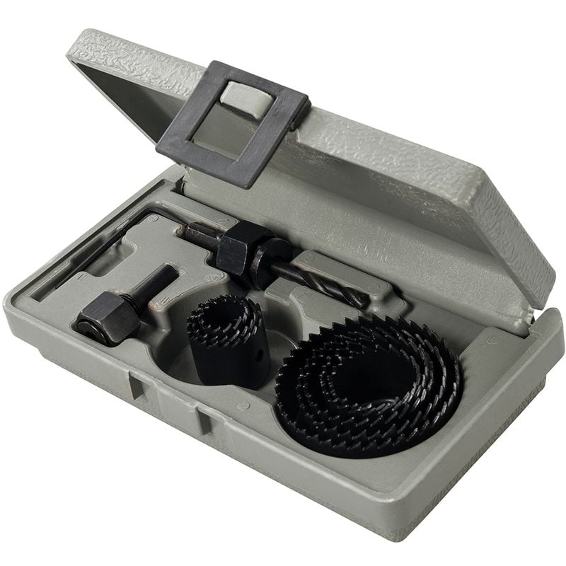 Silverline - kit scie-cloche, 11 pcs 19 - 64 mm 995740