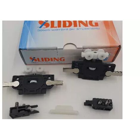 KIT SCORREVOLE SLIDING mod.COLIBRI' con CLIP RAPIDA per LEGNO