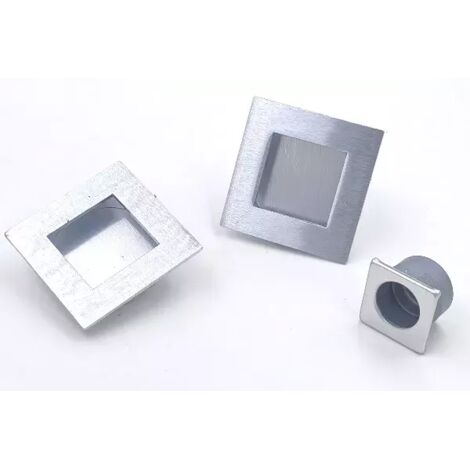 KIT SCORRI QUADRO CIECO ZAMA CROMO SATINATO