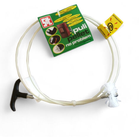 Kit scovolo pulizia canna fumaria stufe a pellet pulipellet eco diametro 80-100mm  lunghezza cm 300