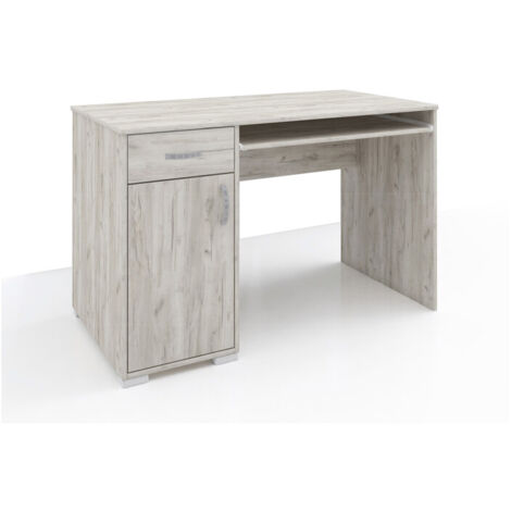 KIT SCRIVANIA 1 ANTA +1 CASSETTO YOUNG 120X75X60 GREY CRAFT OAK- 1,0 pz