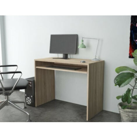 KIT SCRIVANIA 1 RIPIANO CM. 90X45X74H ROVERE