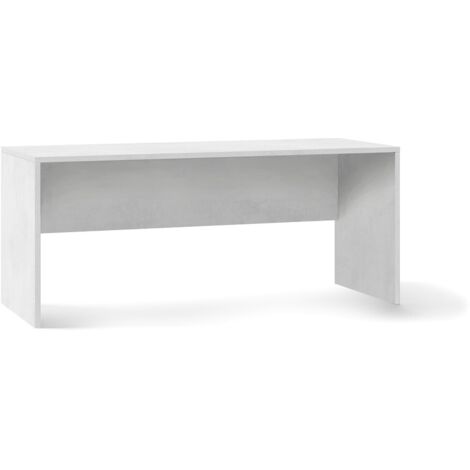 Kit scrivania ufficio h76 l180 p69 cm finitura bianco ossido sarmog db630k - Sarmog