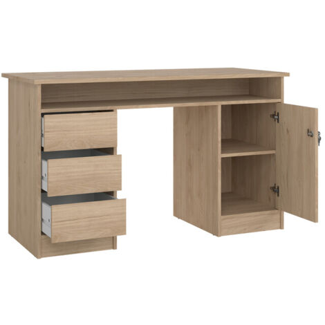 KIT SCRIVIANIA FUCTION PLUS 126X55X75 QUERCIA- 1,0 pz