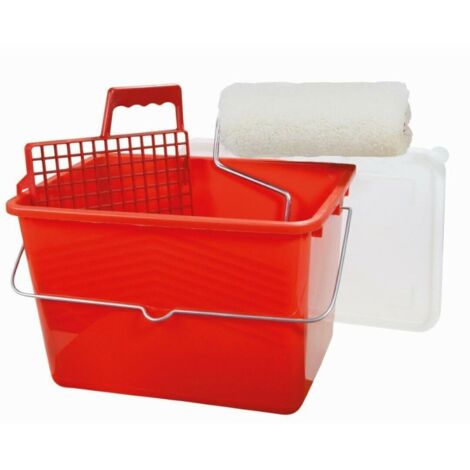 KIT SECCHIO CON COPERCHIO RULLO E RETE