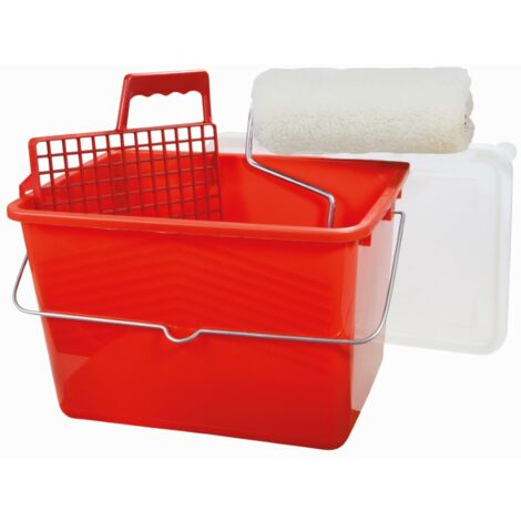 CASAÈ Kit secchio plast.+coperchio + rullo cm 20 + rete - pennellificio 2000