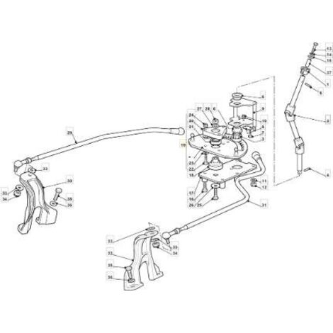 KIT SECTEUR DE DIRECTION TC HE 10/11 ORIGINE STIGA - 382735523/0