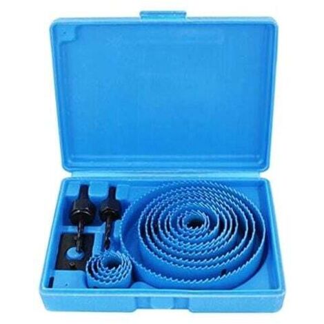 Kit sega a tazza fai da te, set di punte da trapano - Set di carotaggio da 19 a 127 mm, set di trapano a percussione