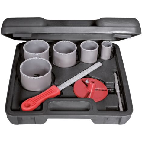 kit seghe a tazza valex in acciaio 9 pezzi