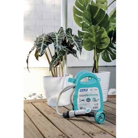 KIT SELLA PORTATUBO ACQUABALCONY BLU CON TUBO 10M