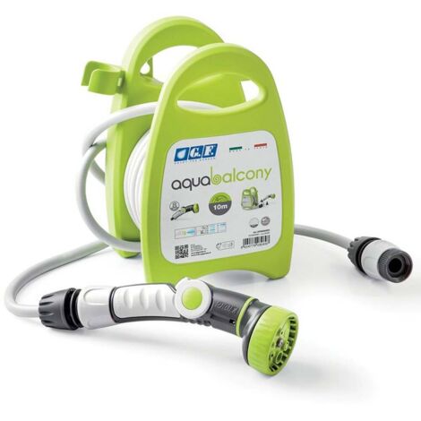 KIT SELLA PORTATUBO ACQUABALCONY LIME CON TUBO 10M