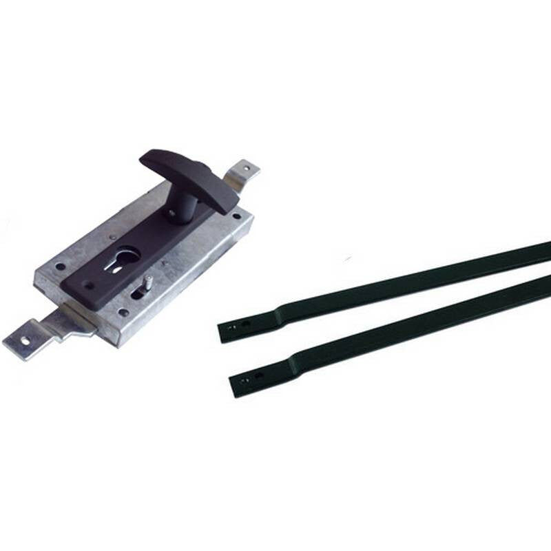 Kit Serrure De Porte a Encastrer 1 + 2 Rosaces Haut-bas