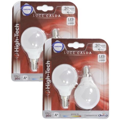 KIT SET 2 PZ HIGH-TECH SET 2 LAMPADINE LED SAMSUNG SFERA