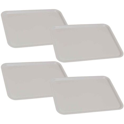 KIT SET 4 PZ VASSOIO PAPERINO DA CUCINA CM IN PLASTICA RESISTENTE 30 X 40 CM